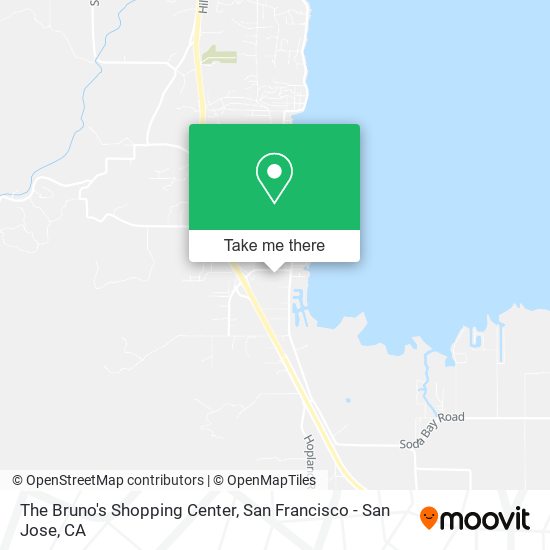 The Bruno's Shopping Center map