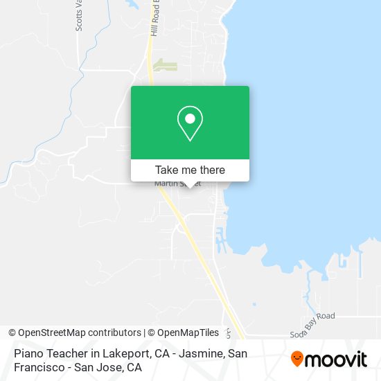 Piano Teacher in Lakeport, CA - Jasmine map