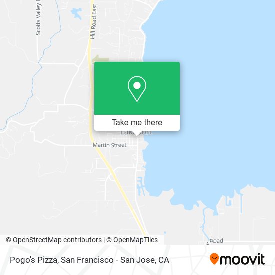 Pogo's Pizza map