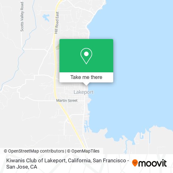 Kiwanis Club of Lakeport, California map