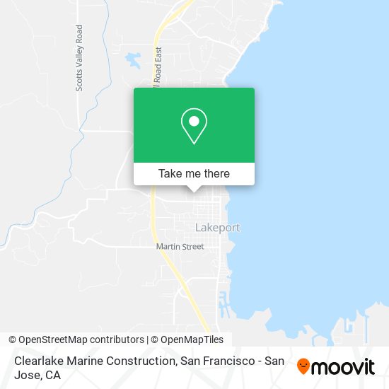 Clearlake Marine Construction map