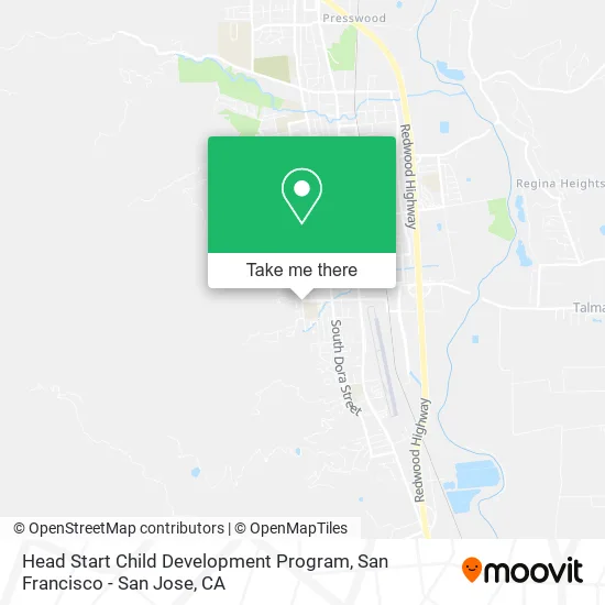 Mapa de Head Start Child Development Program