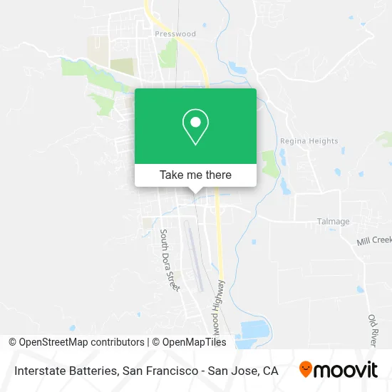 Interstate Batteries map