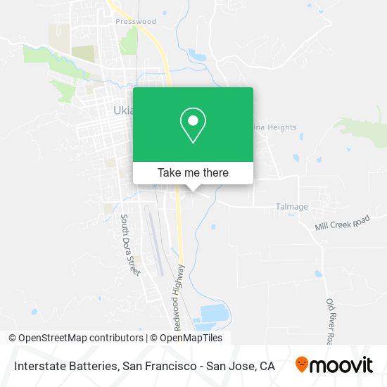 Mapa de Interstate Batteries