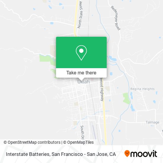 Interstate Batteries map