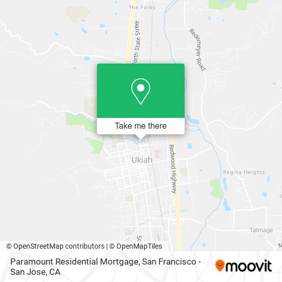Paramount Residential Mortgage map