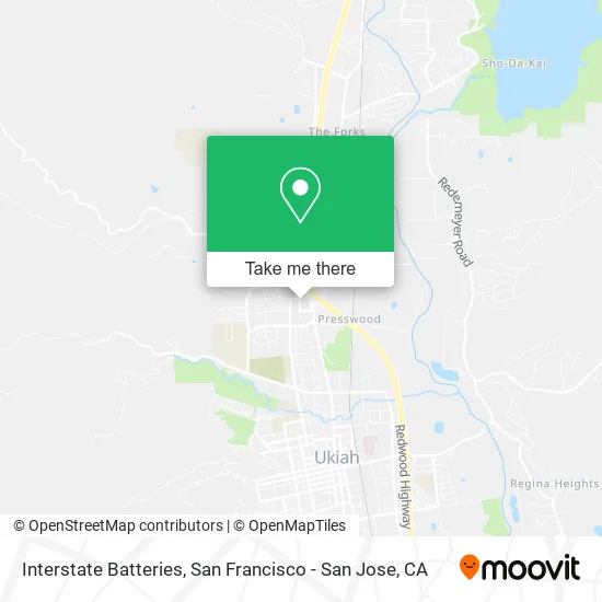 Interstate Batteries map