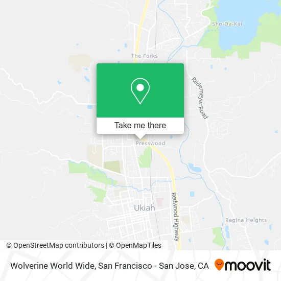 Wolverine World Wide map