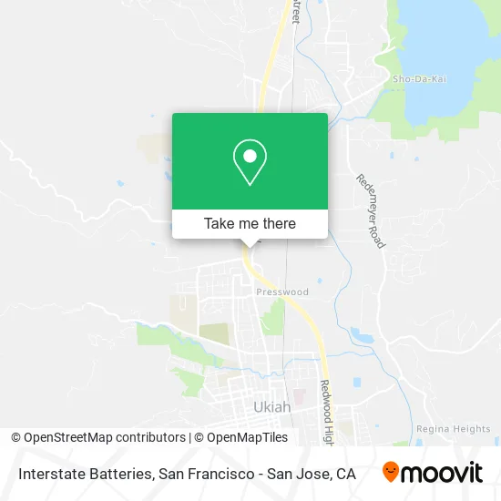 Interstate Batteries map