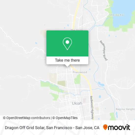 Mapa de Dragon Off Grid Solar