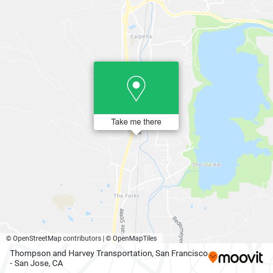 Thompson and Harvey Transportation map