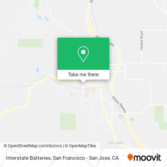 Mapa de Interstate Batteries
