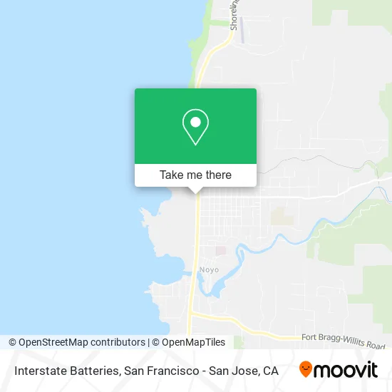 Interstate Batteries map