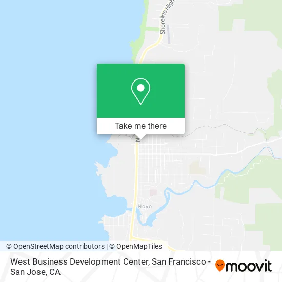 West Business Development Center map