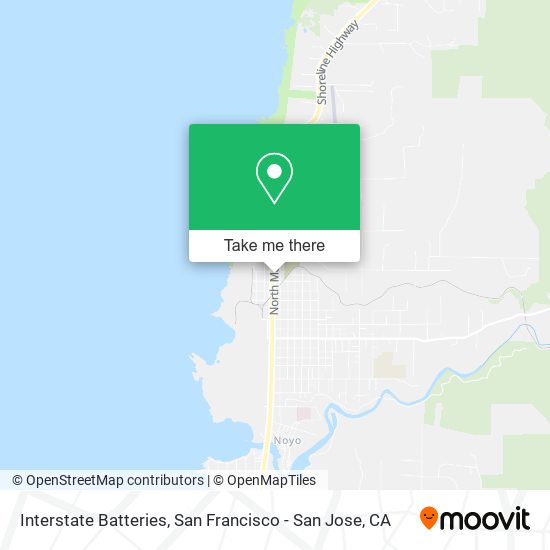 Interstate Batteries map