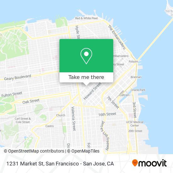 Mapa de 1231 Market St