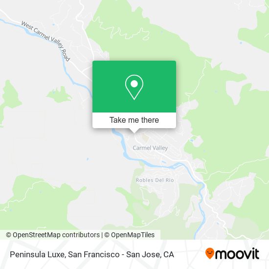 Mapa de Peninsula Luxe