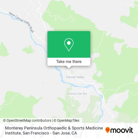 Monterey Peninsula Orthopaedic & Sports Medicine Institute map