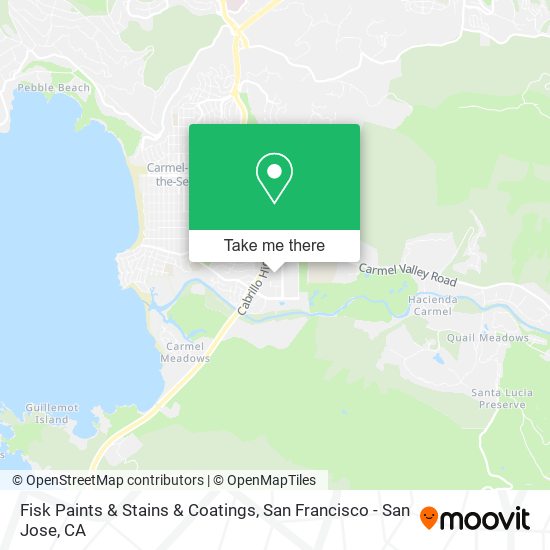 Mapa de Fisk Paints & Stains & Coatings