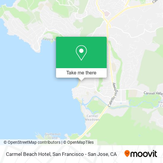 Carmel Beach Hotel map