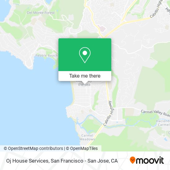 Oj House Services map
