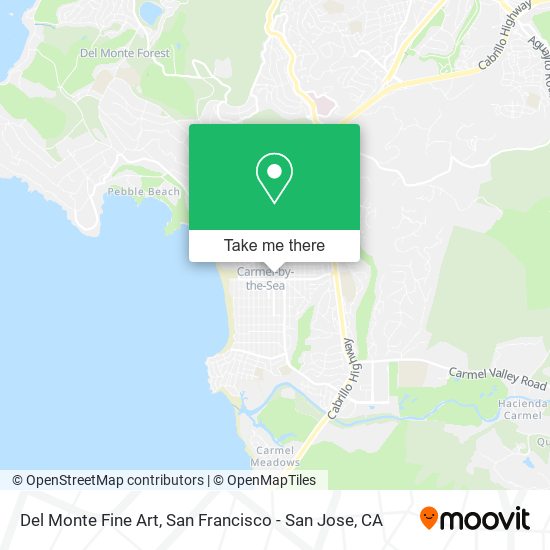 Del Monte Fine Art map