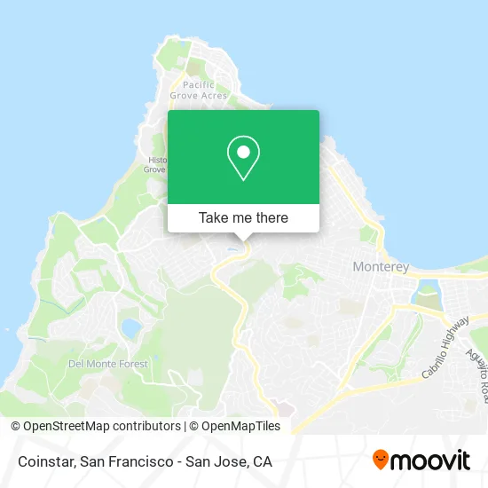 Coinstar map