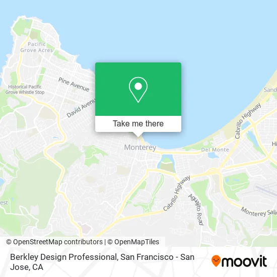 Berkley Design Professional map