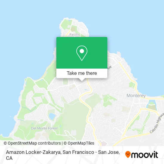 Amazon Locker-Zakarya map