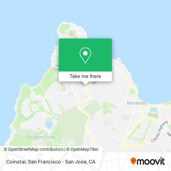 Coinstar map