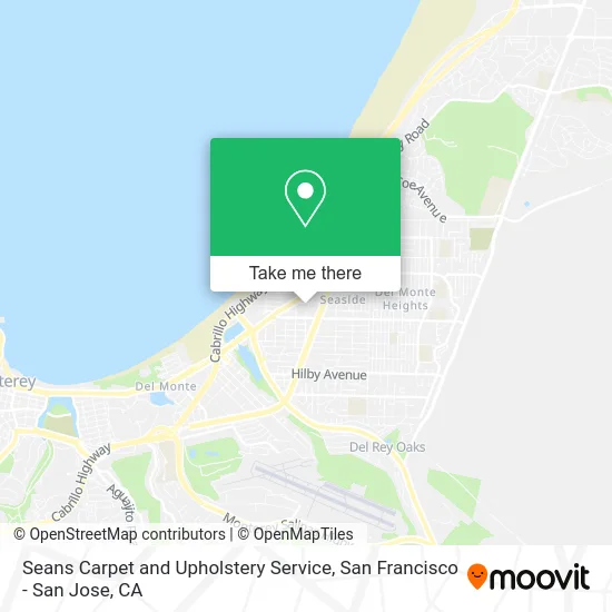 Seans Carpet and Upholstery Service map