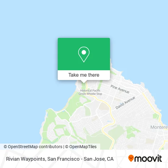 Rivian Waypoints map