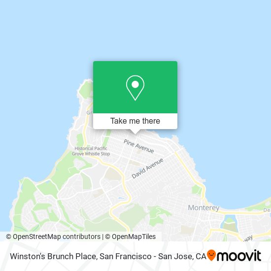 Winston's Brunch Place map