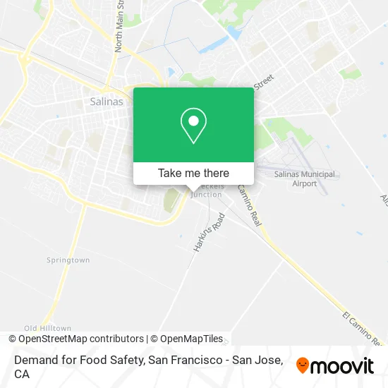 Demand for Food Safety map