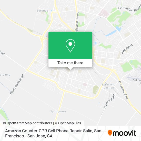 Amazon Counter-CPR Cell Phone Repair-Salin map
