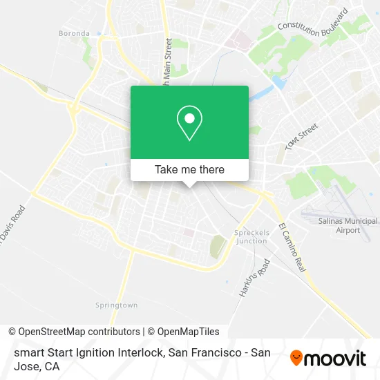 smart Start Ignition Interlock map