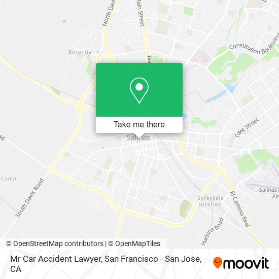 Mr Car Accident Lawyer map