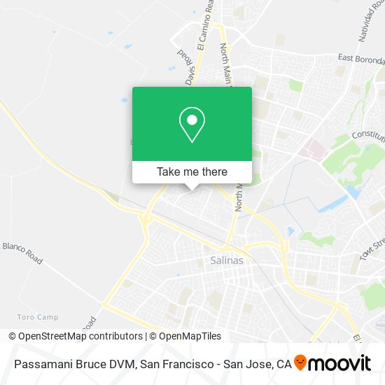 Passamani Bruce DVM map