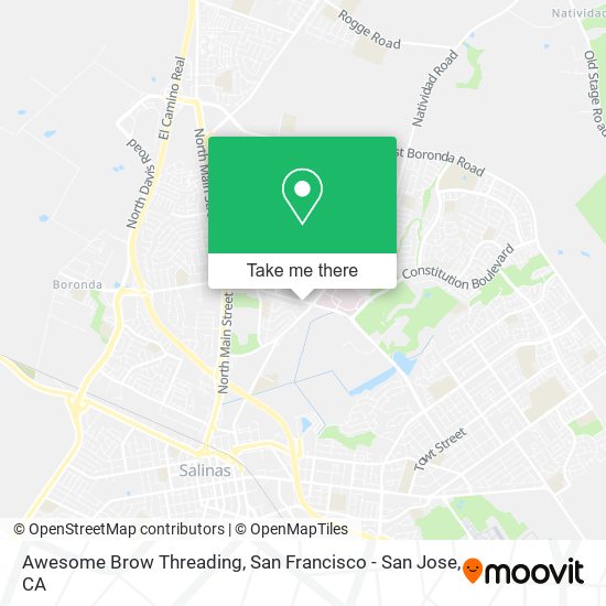 Awesome Brow Threading map