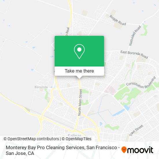Monterey Bay Pro Cleaning Services map