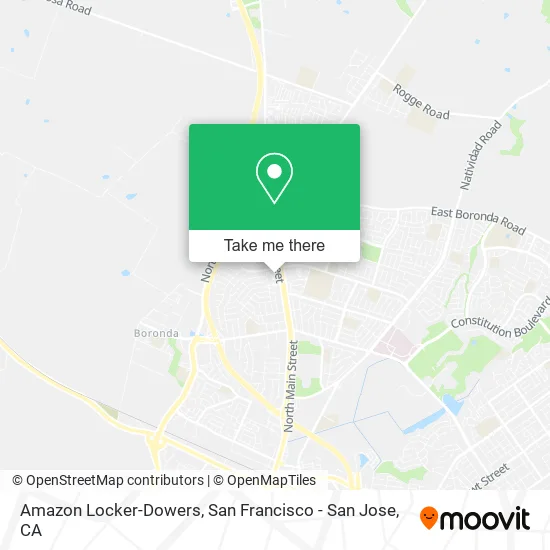 Amazon Locker-Dowers map