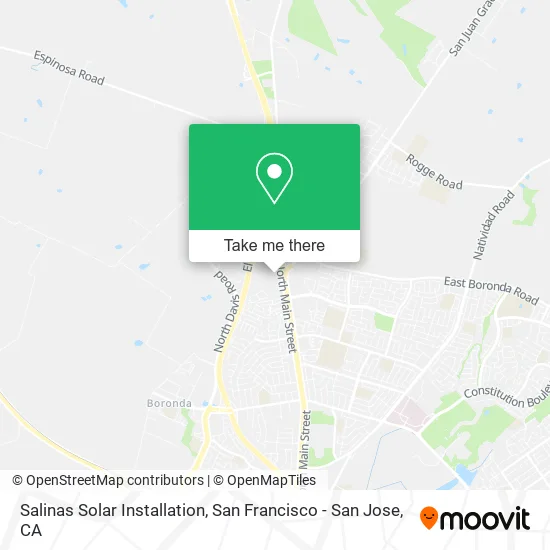 Salinas Solar Installation map