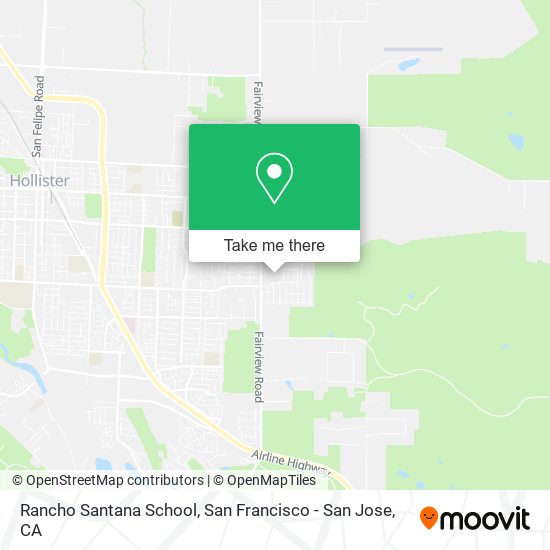 Rancho Santana School map