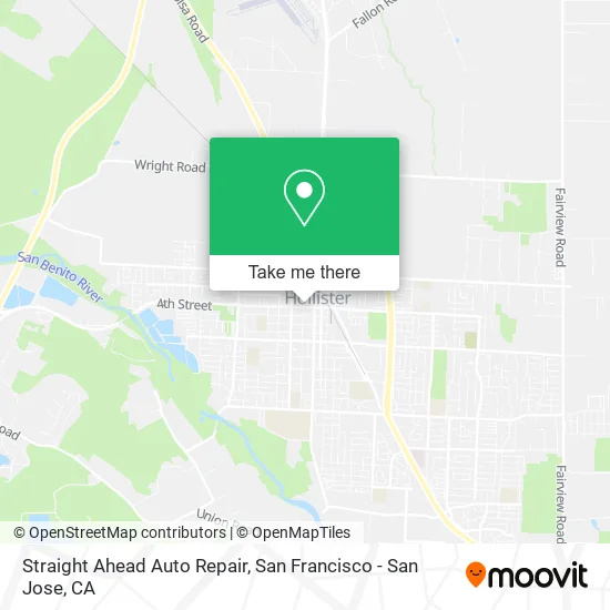 Mapa de Straight Ahead Auto Repair