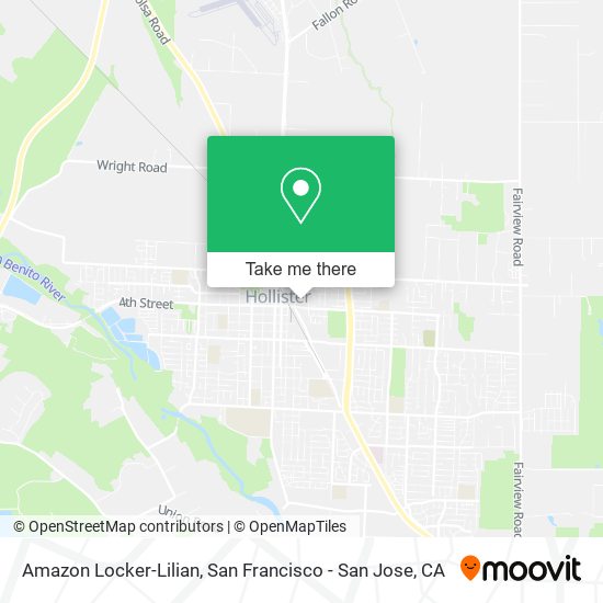 Mapa de Amazon Locker-Lilian