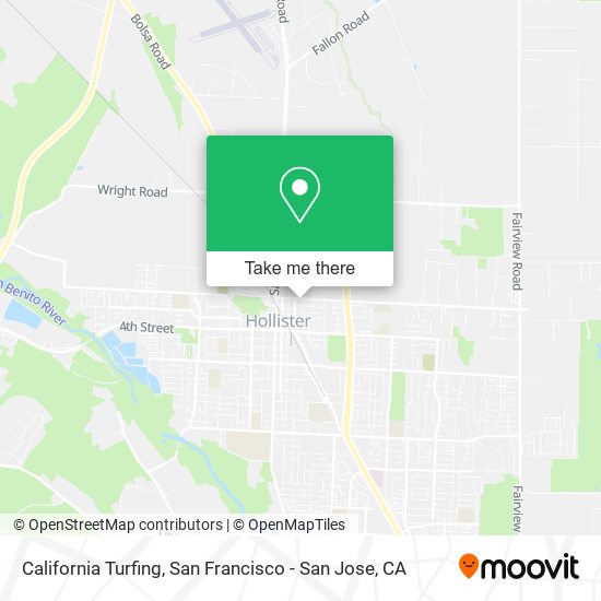 Mapa de California Turfing
