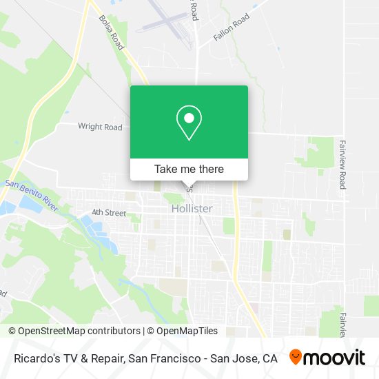 Ricardo's TV & Repair map