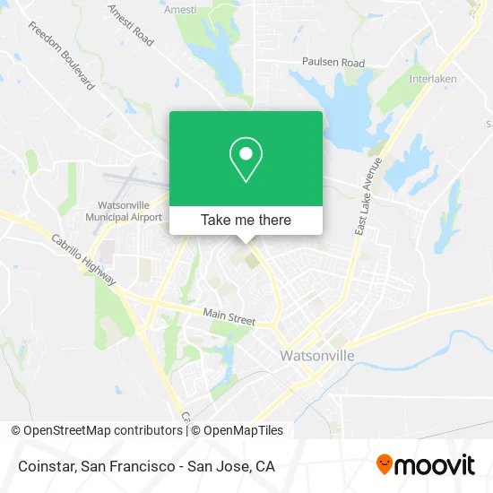 Mapa de Coinstar