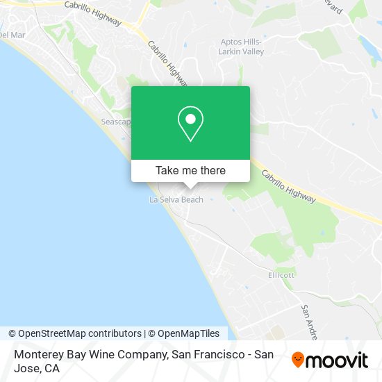 Mapa de Monterey Bay Wine Company