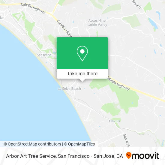 Arbor Art Tree Service map